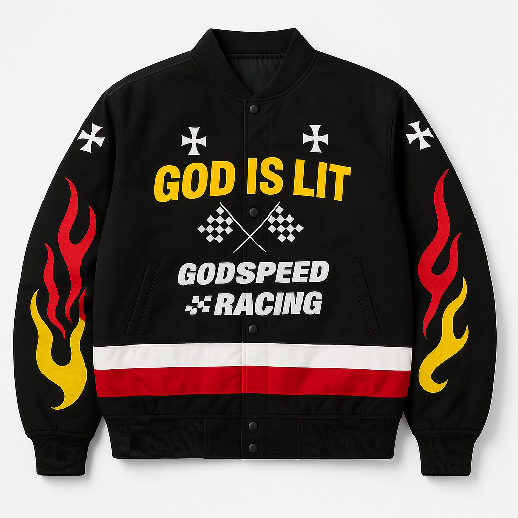God Speed Racing Jacket | God Is Lit